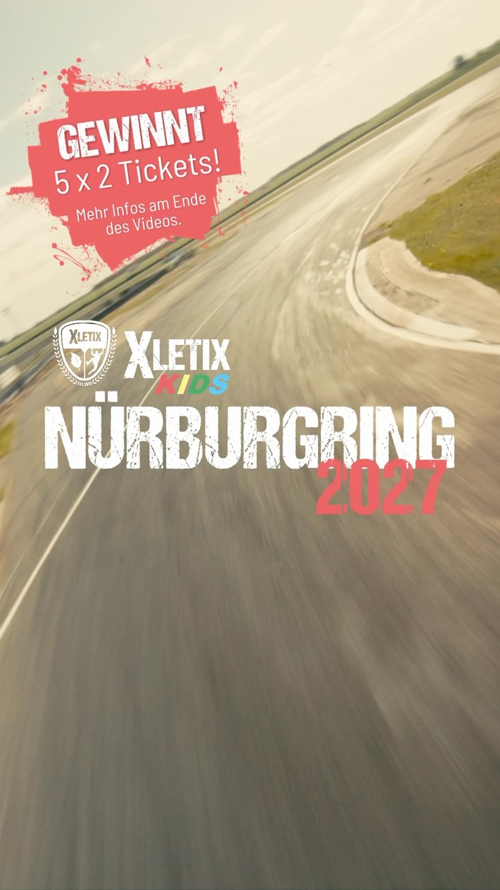 🏁 100 JAHRE NÜRBURGRING – UND IHR KÖNNT DABEI SEIN! 💚🥳

2027 feiert der NÜRBURGRING sein 100-jähriges Jubiläum und XLETIX Kids feiert dort Premiere! 🎉

Am 26.09.2027 erwartet euch ein einzigartiger Hindernislauf für die ganze Familie! Kids von 5 bis 15 Jahren meistern gemeinsam mit ihren Begleitpersonen spannende Hindernisse, jede Menge Matsch und Action! 💪💚

🎟️ GEWINNT 5 × 2 TICKETS!

Meldet euch über den Link in unserer Bio an, um keine Neuigkeiten zu verpassen und gewinnt mit etwas Glück 2 von 10 Tickets! 🍀

⏰ Teilnahmeschluss: 22.11.2026

Also mitmachen und mit etwas Glück beim großen NÜRBURGRING-Abenteuer dabei sein! 🏁💚

Dieses Gewinnspiel steht in keinerlei Verbindung zu Instagram.

#xletixkids #nürburgring #gewinnspiel #familienabenteuer hindernislauf