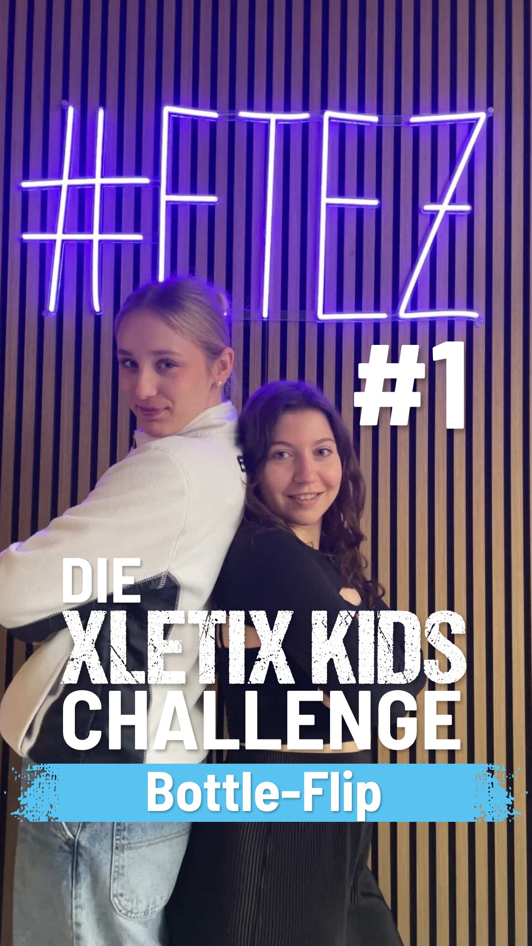 Auf geht’s – eure XLETIX Kids Familien-Challenge wartet! 💪

Joelina vs. Steff legen vor… aber wer von den beiden ist schneller? 👀

In der ersten Folge steht den beiden die Bottle Flip Challenge bevor -
Wer schafft als erstes den perfekten Flip? 😄

Schnappt euch eure Familie, tretet gegeneinander an und zeigt, wer die schnellsten Skills hat! 🚀

Wer holt sich den Sieg? 👇

#xletixkids #challenge #familienzeit #einefamilieeinziel