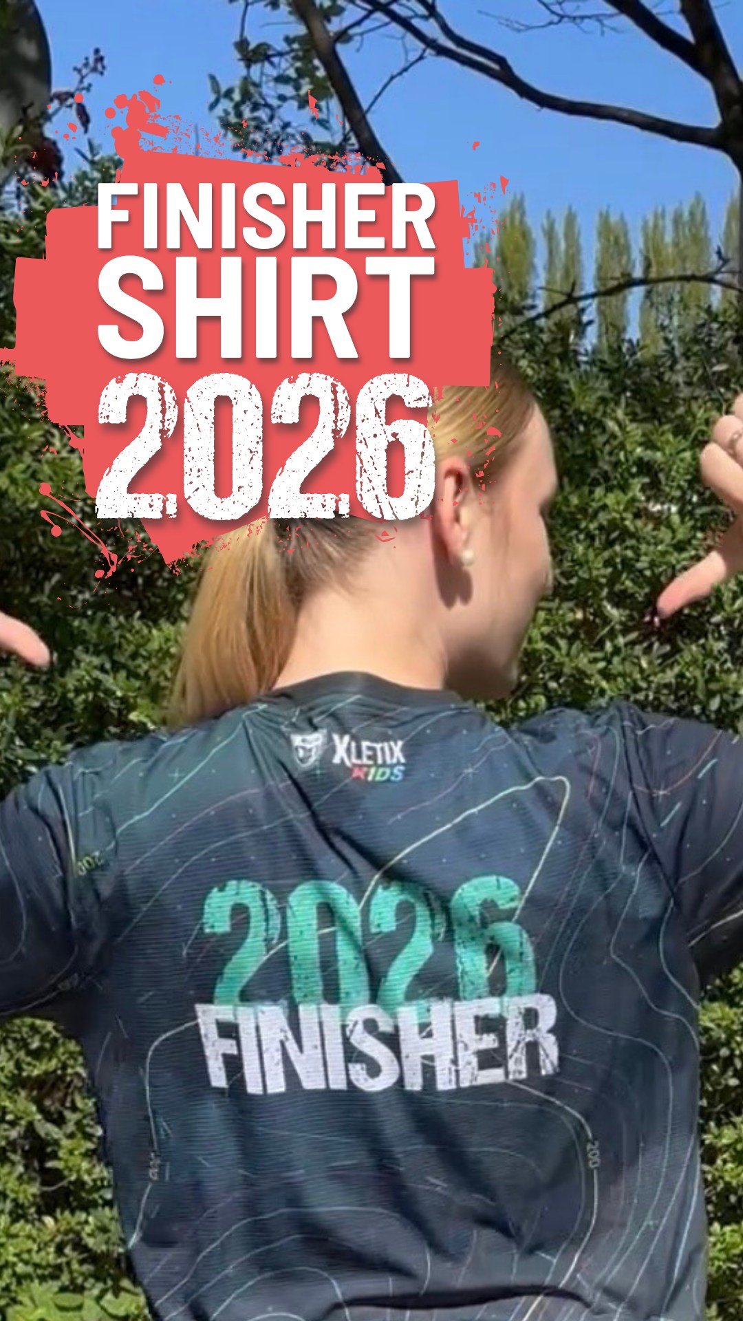 Das XLETIX Kids Finisher Shirt 2026 – jetzt vorbestellen! 💚🔥

Das perfekte Erinnerungsstück an euer gemeinsames Schlammabenteuer! Zeigt stolz, was ihr erreicht habt – auf der Strecke und darüber hinaus. 🏅

Das Shirt wird aus recycelten Materialien gefertigt und fair sowie nachhaltig in Europa produziert. 🌍

Bestellt es jetzt im Ticketshop oder über euer Ticketportal und holt es euch bequem am Eventtag im Fanshop ab! 💪

#xletixkids #finisher2026 #finishershirt #einefamilieeinziel #familienabenteuer