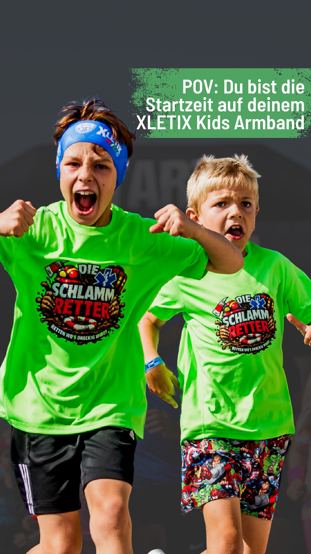 Einmal checken, zweimal checken, hundertmal checken…sicher ist sicher! 😂⌚

Wenn die Vorfreude auf XLETIX Kids so groß ist, dass man lieber noch einmal aufs Armband schaut, um bloß nicht die eigene Startzeit zu verpassen. 👀💚

Schließlich will man ja pünktlich im Warm-up-Bereich stehen, bevor es endlich auf die Strecke geht! Denn dann warten jede Menge Hindernisse, Matsch, Action und ein unvergessliches Abenteuer mit eurem Team! 🥳🙌

Wer ist auch Team „Auf Nummer sicher gehen“? 😂💚

#xletixkids #hindernislauf #familienabenteuer #schlammlauf