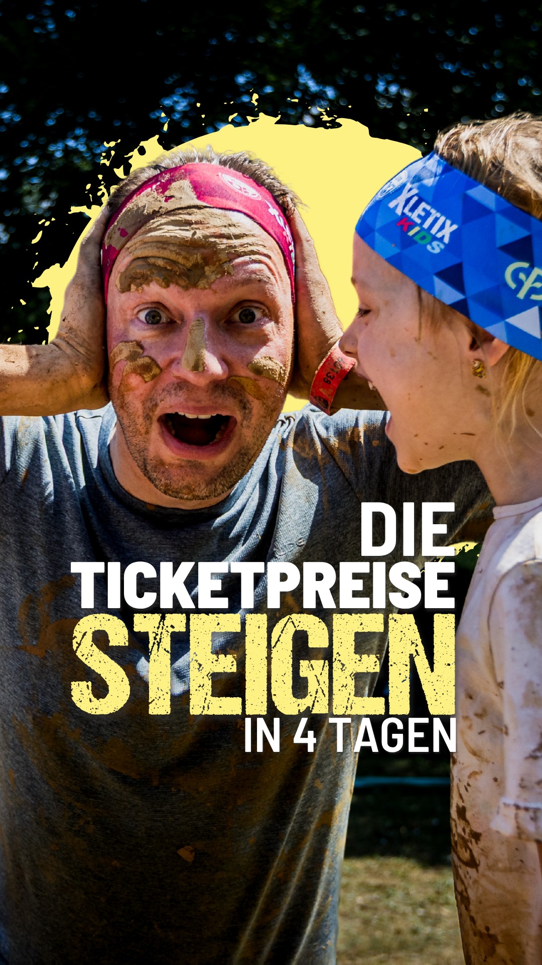 Nur noch 4 Tage zum aktuellen Preis! 👀🔥

Sichert euch jetzt eure Tickets für XLETIX Kids und freut euch auf Schlamm, Hindernisse und jede Menge Familienzeit. 💚

In 4 Tagen steigen die Ticketpreise – also nicht zu lange warten und jetzt noch günstiger dabei sein!

Den Link zu unseren Events findet ihr in unserer Bio!

Wer schnappt sich noch schnell die günstigeren Tickets? 😎🎟️

#xletixkids