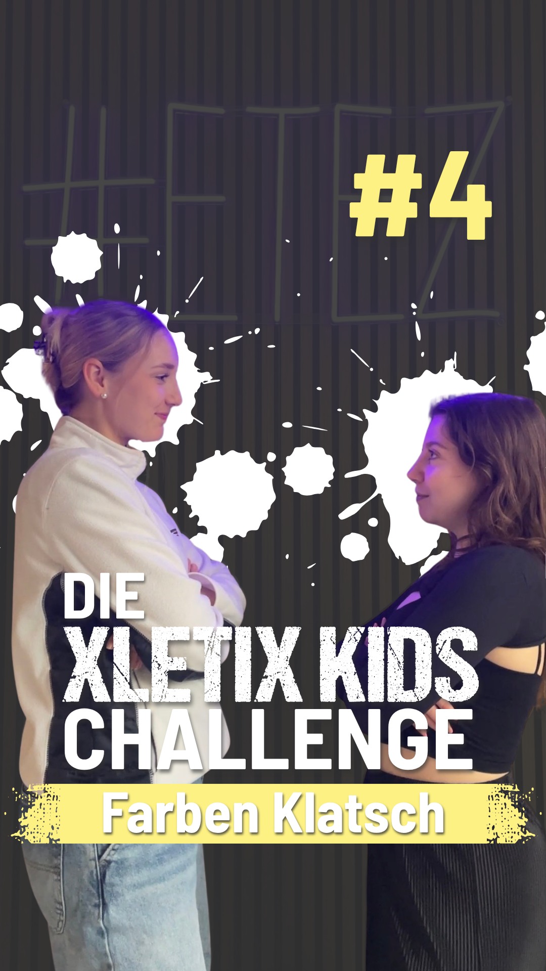 Die XLETIX Kids Challenge #4 ist am Start! 💚🔥

Heute wird’s schnell, bunt und ganz schön knifflig! 😵‍💫💪

Bei der Farben-Klatsch-Challenge wird immer eine Farbe genannt – und genau DIE dürft ihr NICHT abklatschen. 👀
Klingt einfach? Nicht bei dem Tempo! 😎🔥

Joelina 🆚 Steff– wer bleibt konzentriert und wer verliert den Überblick? 😂

Probiert die Challenge selbst aus und schreibt uns, wer bei euch gewonnen hat! 🙌💚

#xletixkids